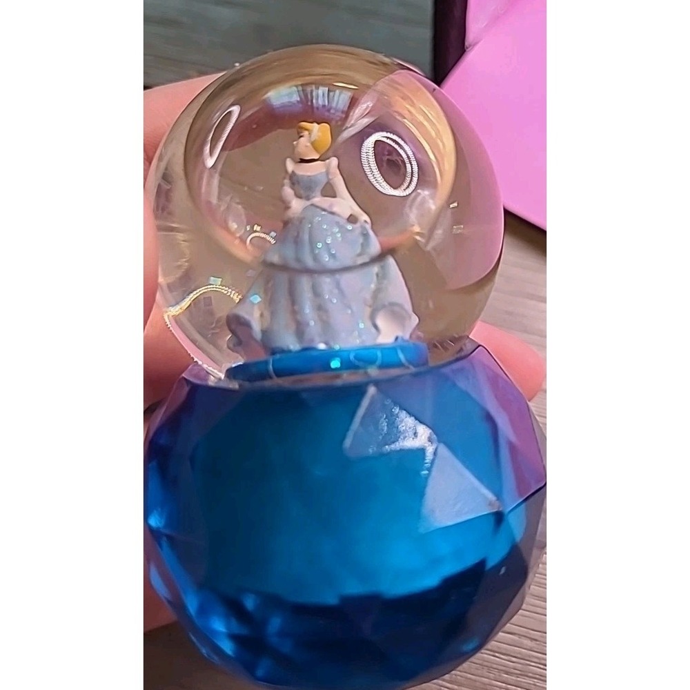 Disney Cinderella Blue Jewel 3" Walter‎ Snow Globe